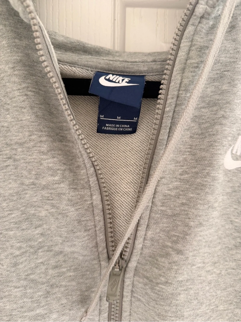 Nike men ' Grey Full-Zip Hoodie Jacket